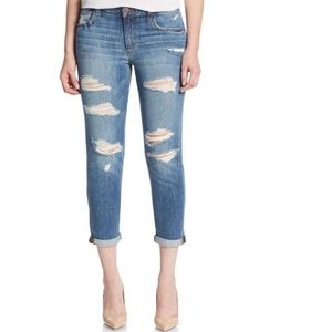 Joe’s Jeans Distressed Boyfriend Slim Crop